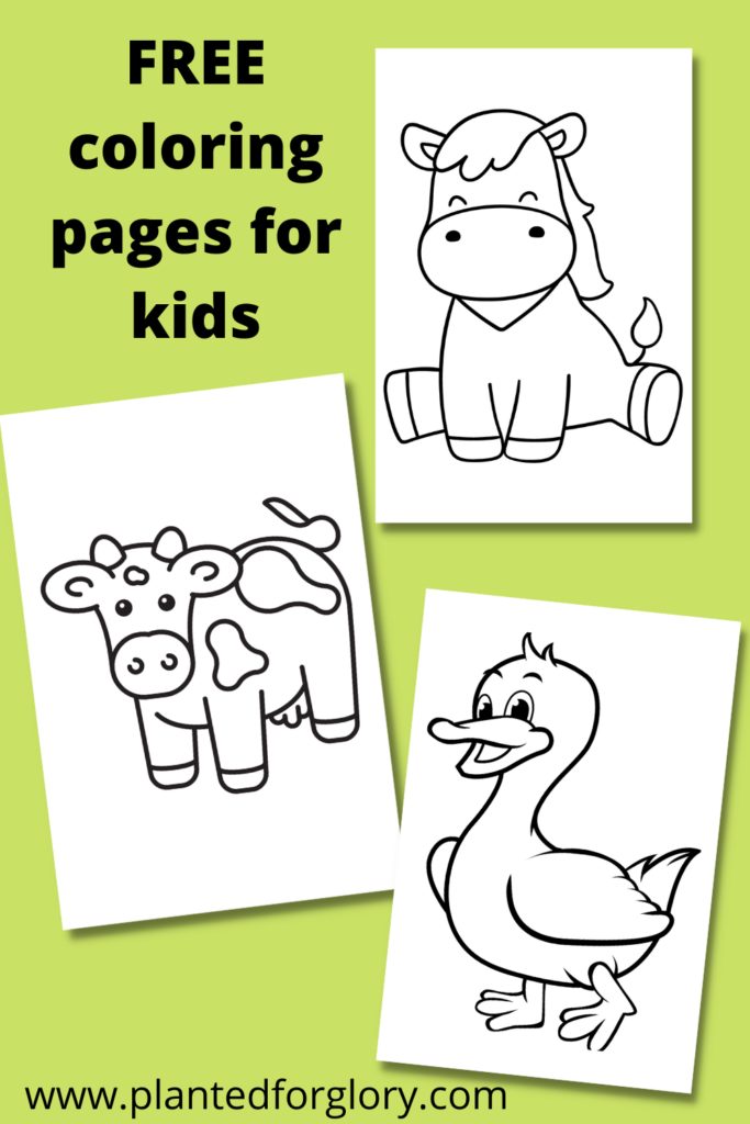 farm animal coloring pages